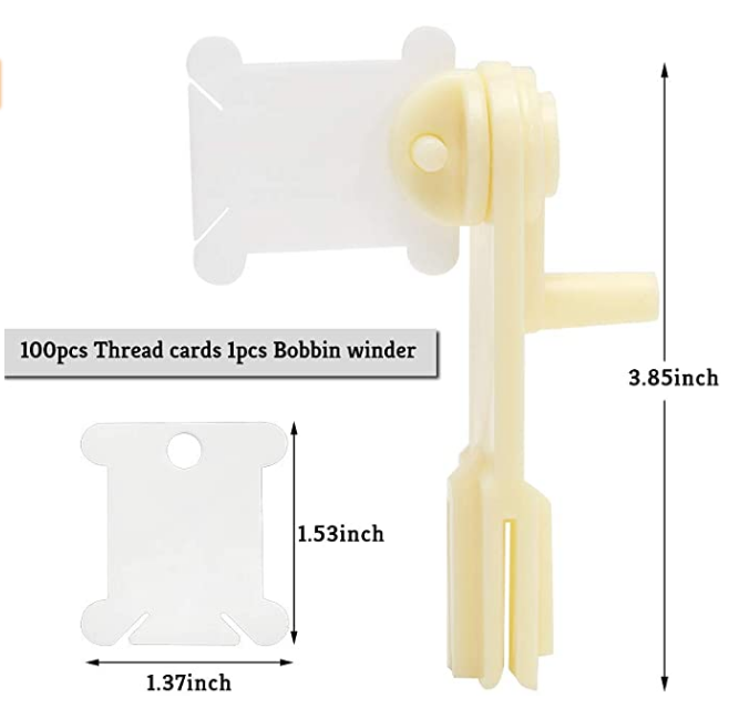 Plastic Floss Bobbins for Cross Cotton Thread Craft DIY Sewing Storage Thread Organizer Holder yarn winder