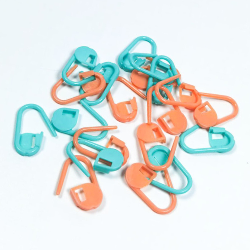 Colorful Locking Stitch Markers Knitting Stitch Holder Yarn Stitch Needle Clip Sewing Supplies Crochet Kit Knitting Accessories