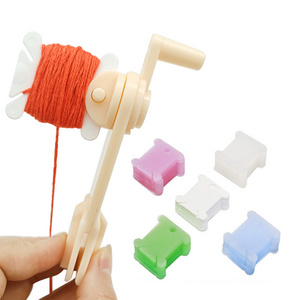 Plastic Floss Bobbins for Cross Cotton Thread Craft DIY Sewing Storage Thread Organizer Holder yarn winder