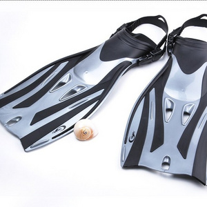 Cheap Wholesa Adult Diving Fins Snorkeling Long Flippers Non-slip Adjustable Diving Frog Shoes Fins Underwater Training Swimming