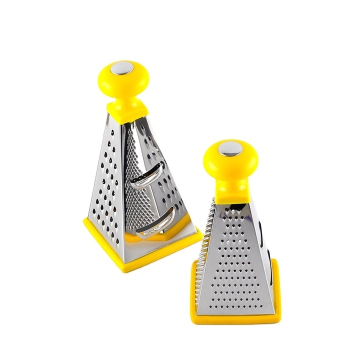 8inch 9inch Stainless Steel Cheese Grater Shredder 4 Sided Box Grater For Vegetables vegetable cutter ginger garlic slicer Tools