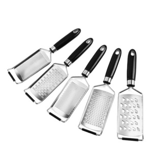 Stainless Steel Cheese Shredder Kitchen Nutmeg Vegetables Fruits Chocolate Potato Ginger Grater with protective cover