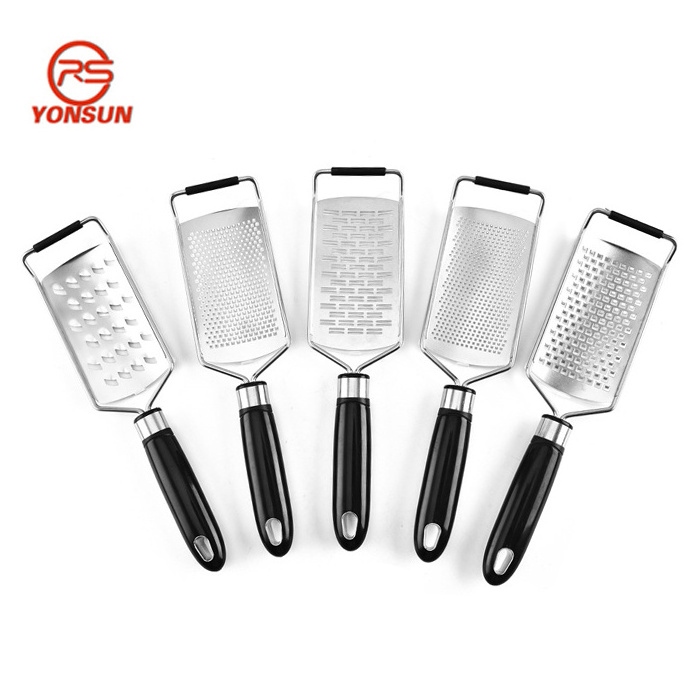 Stainless Steel Cheese Shredder Kitchen Nutmeg Vegetables Fruits Chocolate Potato Ginger Grater with protective cover