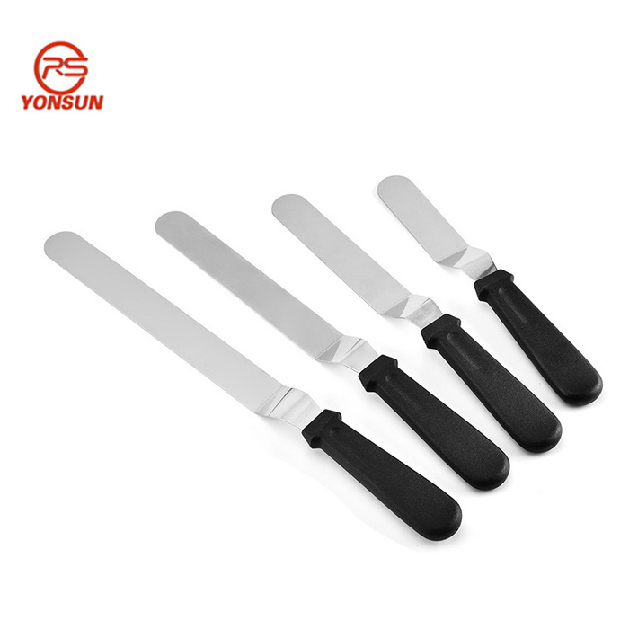 6/8/12/14/16 inch Stainless Steel curved Straight Pastry Decorating Stripping Tools Frosting Icing Spatula Cake Scraper