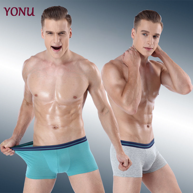 Manufacturers Spandex/Cotton Comfort Underwear Thin Soft Breathable Men's Boxer Briefs Shorts