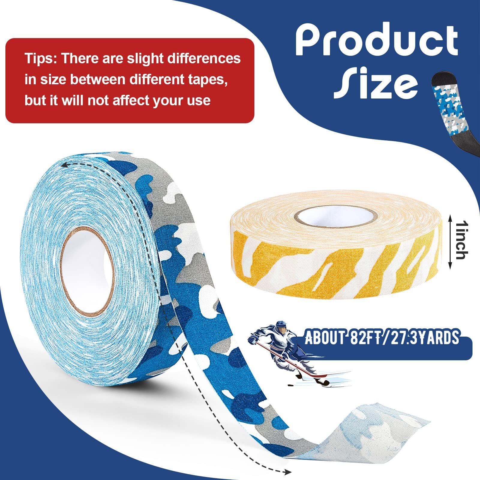 Ice Hockey Tape Stick Custom Hockey Skates Puck Grip Tape