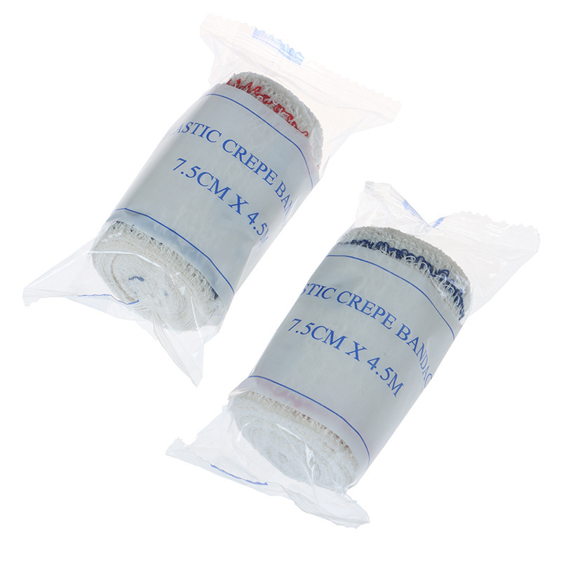 Single Package Skin Friendly  Gauze Bandage Elastic Crepe Bandage