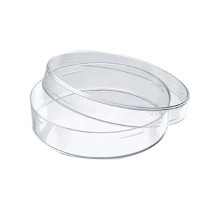 LAB wholesale transparent 90mm sterile petri dish plastic