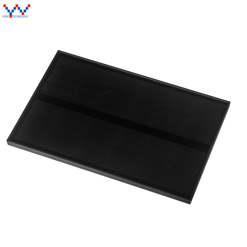 Yonz 2024 wholesale price solar panels high efficiency full black triangle shape solar panel for Roof tiles