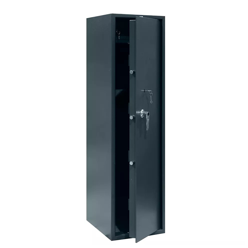 Large metal security safety gun cabinet for keeping long guns