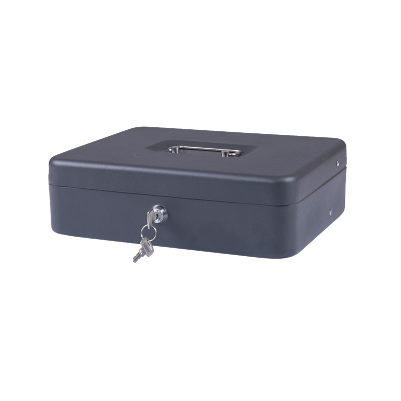 Portable Metal Money Saving Cash Safe Box With Handle