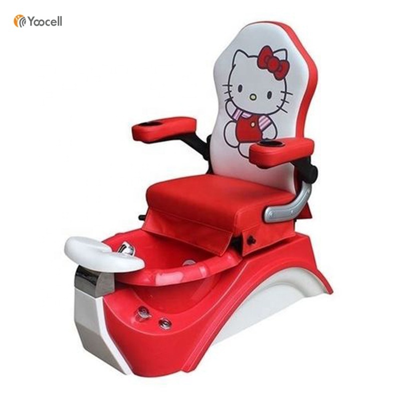 Yoocell high quality foot spa chairs pink nail salon butterfly kids pedicure chair manicure spa chair