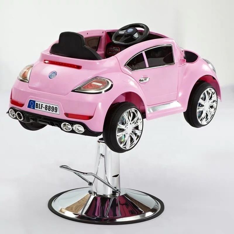 Yoocell Pink Toy Car Hair Salon Baby Hairdressing Chair Children Barber Chair OC6121