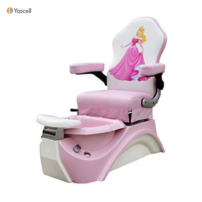 Yoocell high quality foot spa chairs pink nail salon butterfly kids pedicure chair manicure spa chair