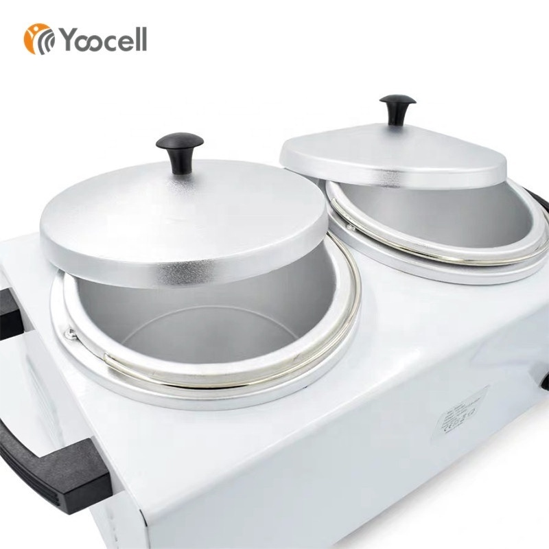 Yoocell Double Adjustable Temperature 500 ML Pot Wax Warmer Heater For Professional Beauty Salon