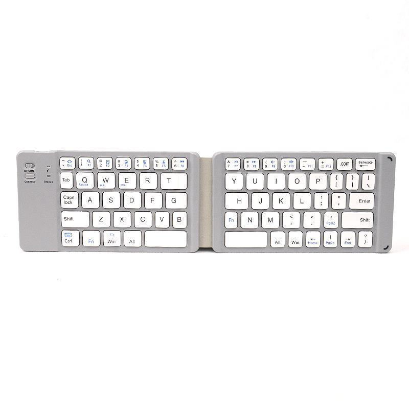 Mini Teclado Plegable Universal Wireless Folding Ultra Thin 3 Fold Mini Keyboard Portable Foldable Keyboard