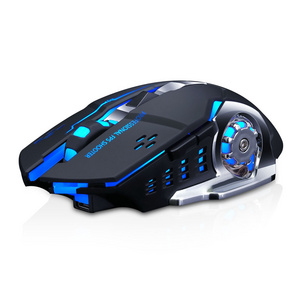 High quality custom best 2.4G gaming mouse with color breathing light game mouse rgb for computer Laptops