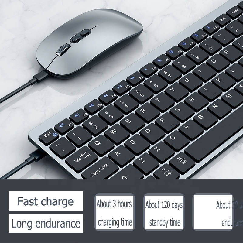 Smart Control wireless keyboard mouse set Bluetooth keyboard for macbook for iMac laptop all-in-one office