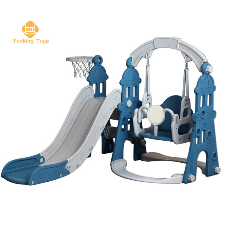 2023 New Design Baby Kid Slide And Swing Indoor Kids Children Plastic Outdoor Tobogan para ninos