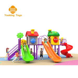 Customized Colorful Mini Commercial Playground Kids Outdoor Merry Go Round Swing And Slide Set Playground Turkey