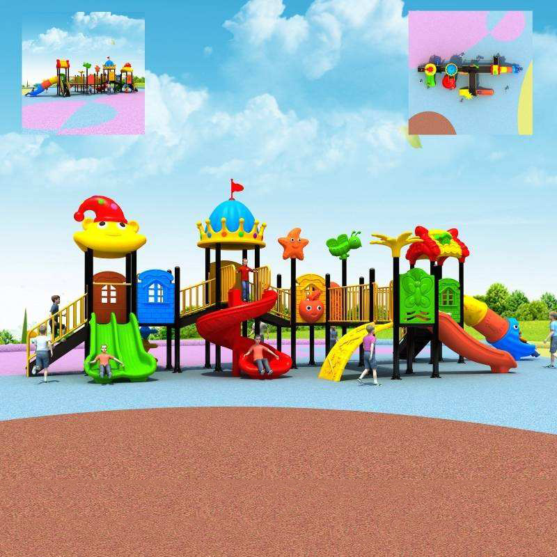 Manufacturer Play Tube Slide Kids Outdoor Playsets Plastic Playground Equipment