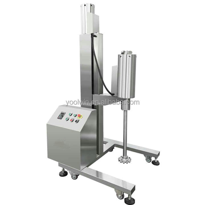 Industry Lab Vacuum Dispenser Homogenizer Mixer Mayonnaise Body Cream Making Machine Lab Homogenizer