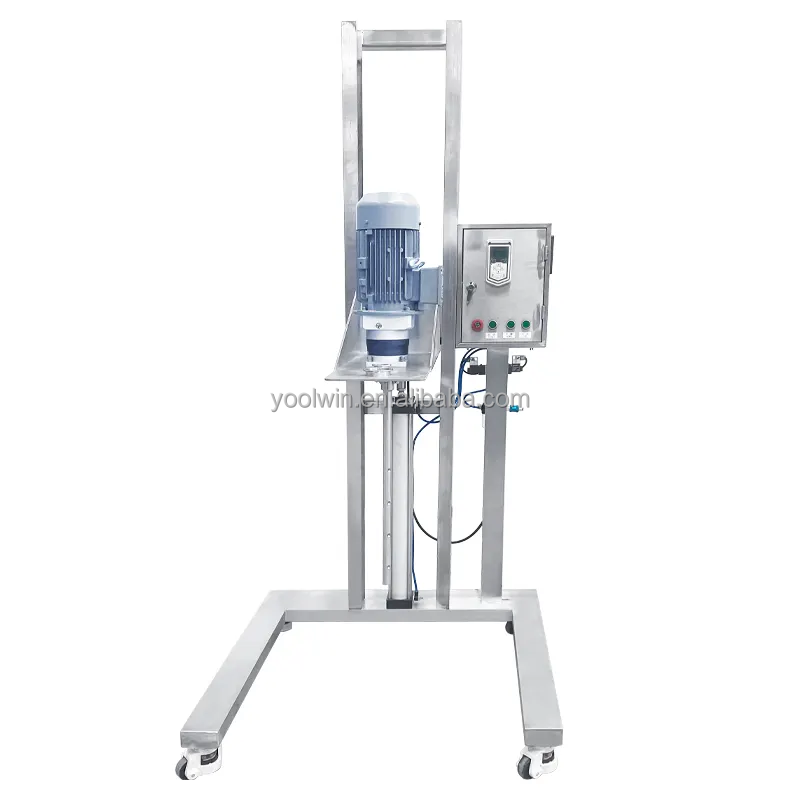 LR1-5 lab high shear homogenizer Industry Lab Vacuum Dispenser Homogenizer Mixer Mayonnaise  Making Machine Lab Homogenizer