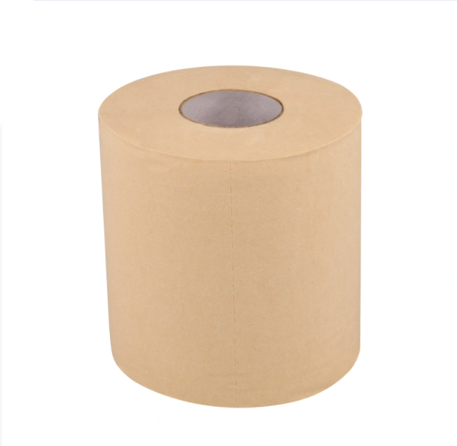 Bulk 100% bamboo tissue rolls bamboo paper tissue 10 rolls luxury bamboo 3ply brown toilet paper