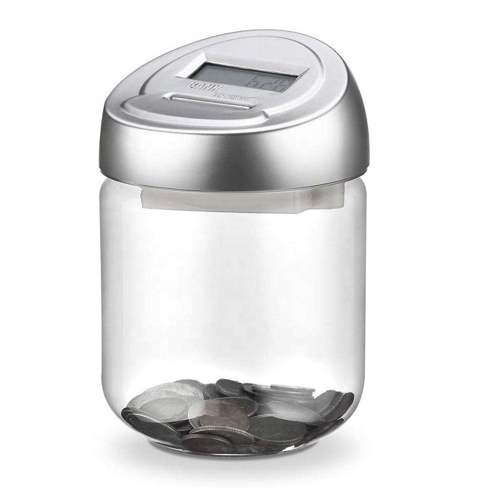 Hot Sale Digital Coin Counting Jar Counting Money Bank support USD, EURO, GBP and OEM