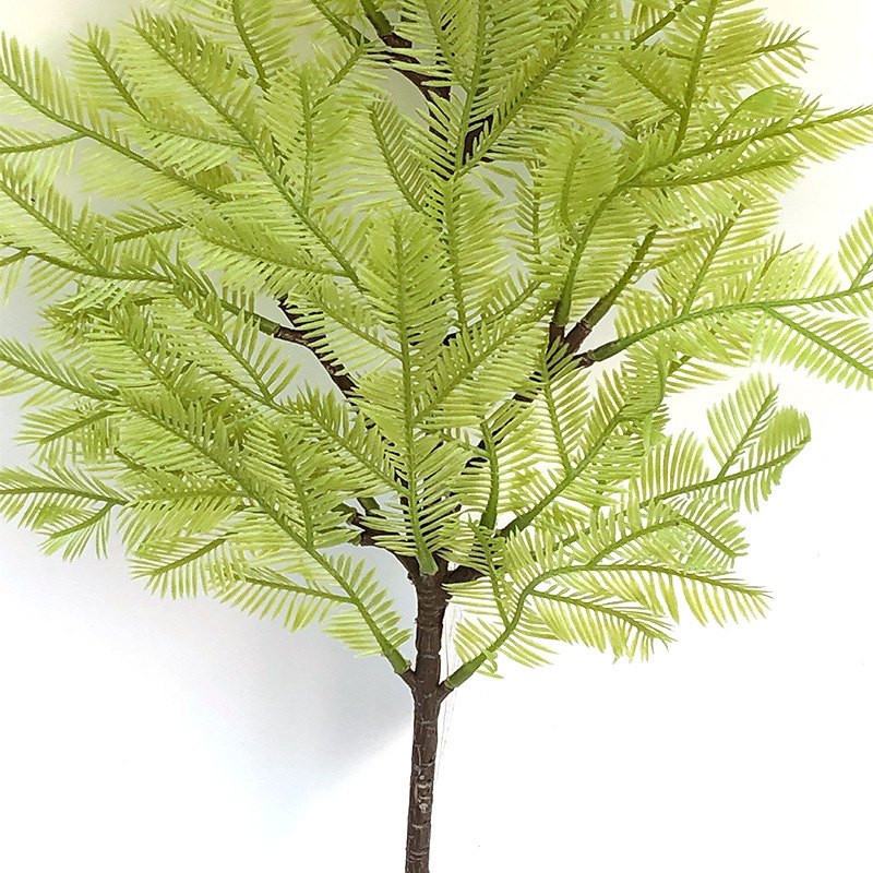 Yopin-2185 Wholesale Artificial Real Touch Cedar Leaves Branch For Home Decoration