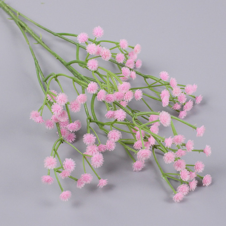 YOPIN-1492 60CM Fake Babys Breath Bulk 4 Branches Artificial Plastic Gypsophila Flowers