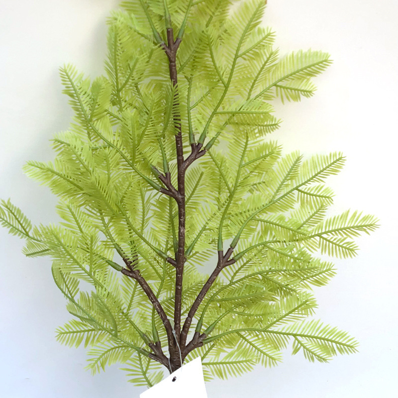 Yopin-2185 Wholesale Artificial Real Touch Cedar Leaves Branch For Home Decoration