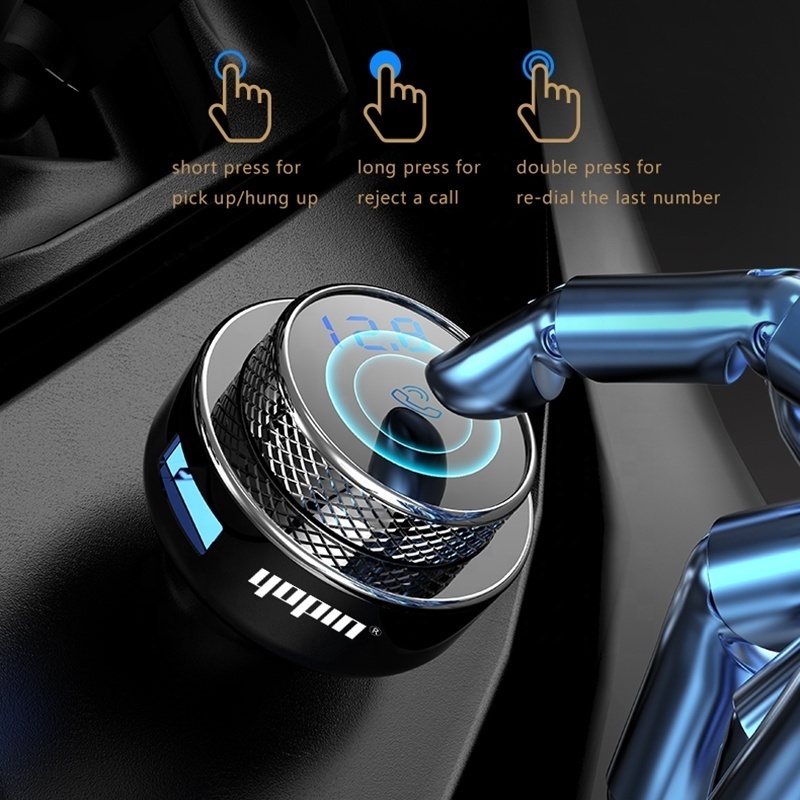 2023 the best selling item car bluetooth fm transmitter dual fast usb charger usb/tf music player,bluetooth converter for car