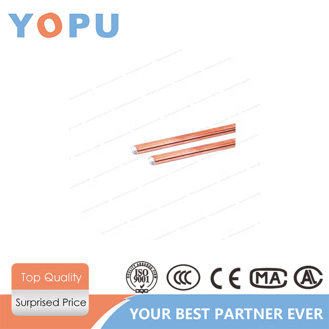 Oldest manufacture 5/8''Ground rod,Copper bonded steel,Hot dip galvanized steel rod Copper clad steel rod for earthing system