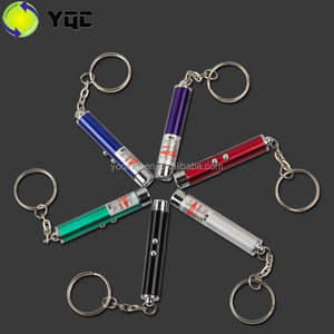 2 in 1 UV Torch Mini Teaching Laser Light Keychain led Flashlight Keychain Wholesale