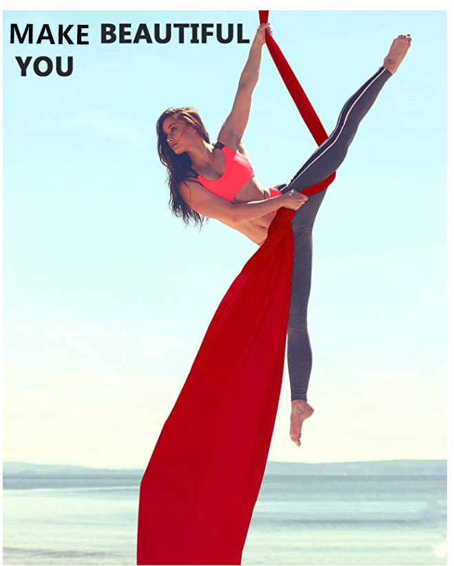 Yoga Fitness Swing Silk Material Aerial Yoga Hammock Flying For Fitness Exercise