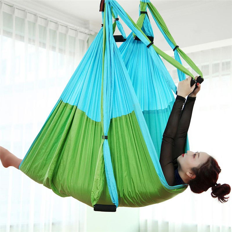 Ready To Ship Aerial Yoga Swing Trapeze Sling Amaca Wholesale Hammock Yoga Swing