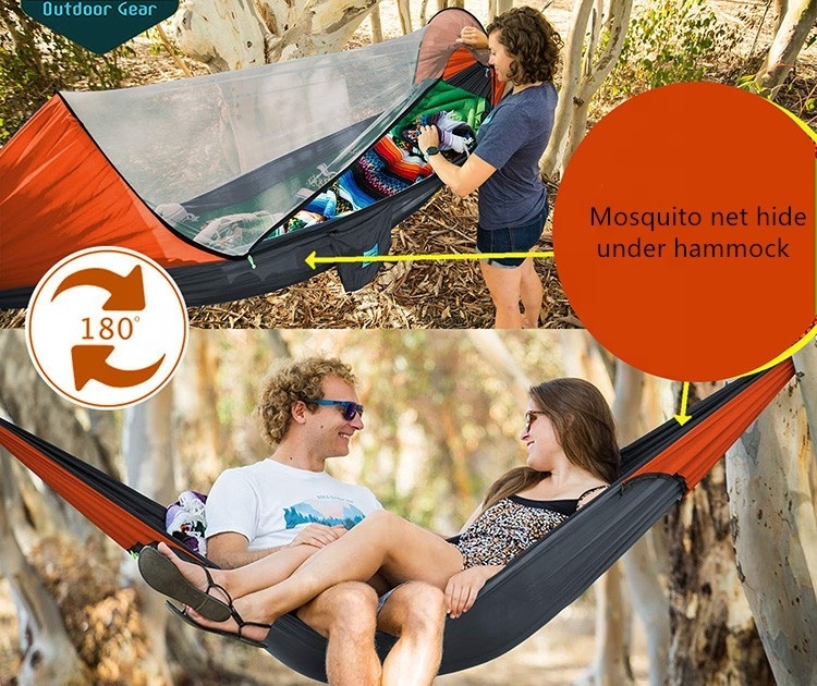 210T Nylon Parachute Hammock  Hanging Chair Swing Outdoor Double Person Hammock