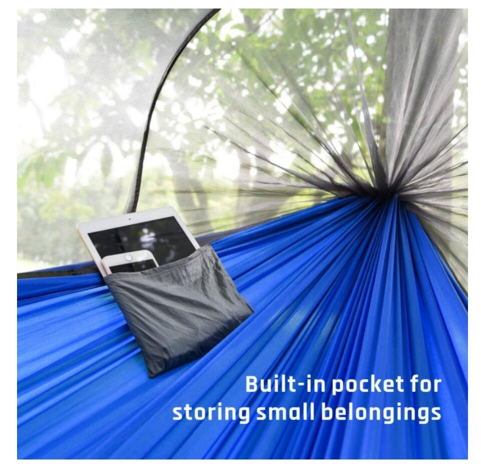 Parachute Portable Outdoor Camping Nylon Hammock With mosquito net