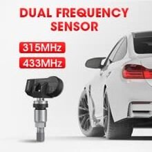 LAUNCH LTR-03 TPMS Sensor 315MHz & 433MHz Tire Pressure Monitor System Sensor Unlimited Times of Programmable by Relearn Tool