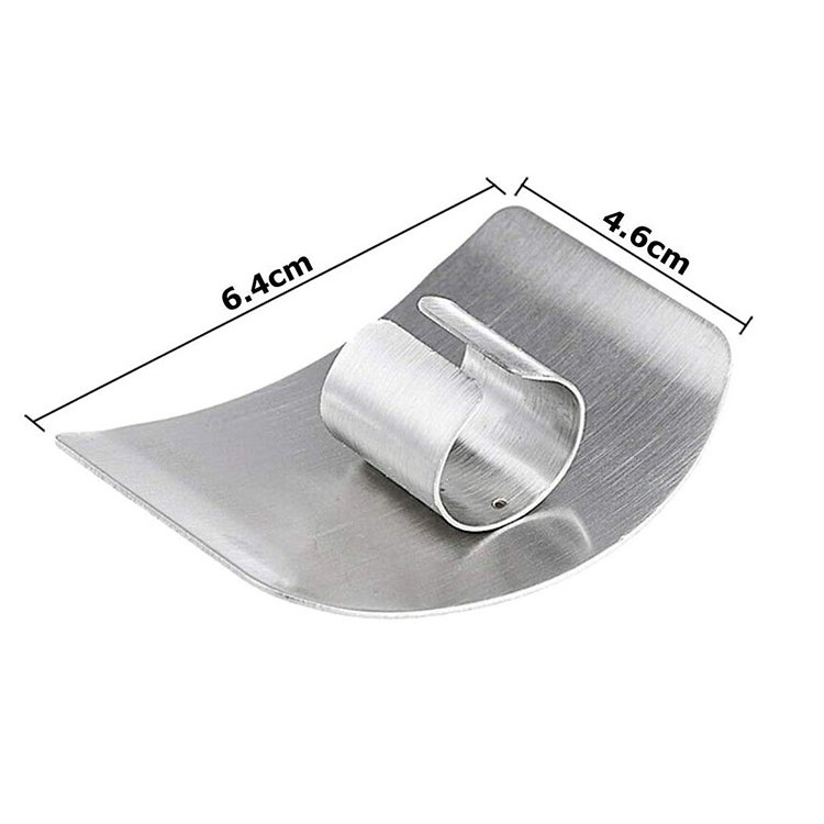 Stainless Steel Kitchen Cutting Chopping Finger Guard Protector Finger Guard for Slicing