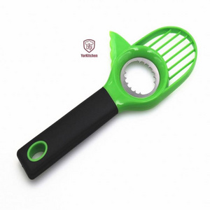 3 in 1 Cutter Avocado Green Avocado Peeler for Fruit and Vegetable