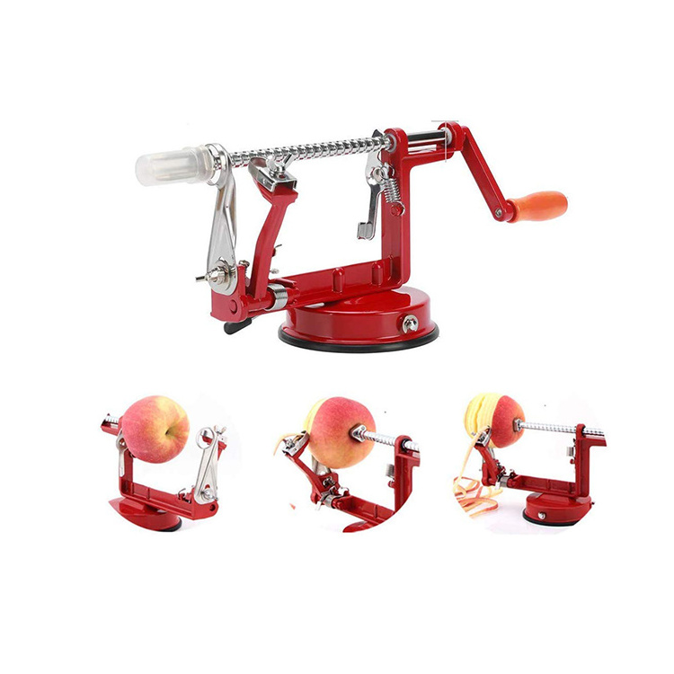 Stainless steel apple peeler Apple Peeler with Suction Base Apple Corer Slicer