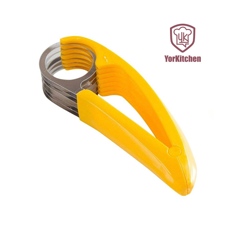 Stainless Steel Manual Banana Slicers Fruit Cutter Cucumber Chopper Salad blade Ham Sausage Slicer