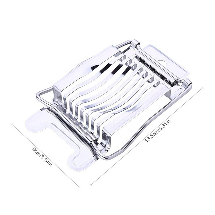 Egg Slicer Hard Boiled Egg Cutter Stainless Steel Egg Tools 100 Sustainable stocked