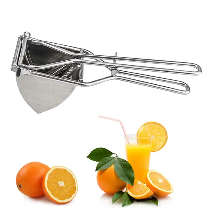 Multi-Functional Manual Stainless Steel Potato Ricer and Masher for Fruit & Vegetable Preparation