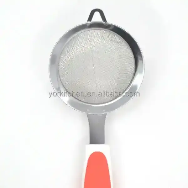 100% Food Grade Unique design handle stainless steel coffee strainer