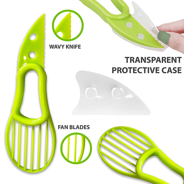 3 in 1 Avocado Slicer for Diced Fruit Rings Avocado Slicer Tool