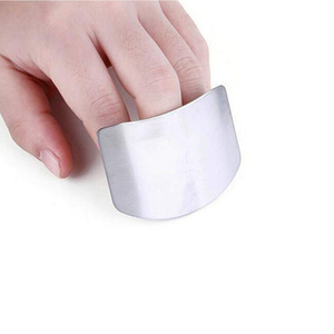 Stainless Steel Kitchen Cutting Chopping Finger Guard Protector Finger Guard for Slicing