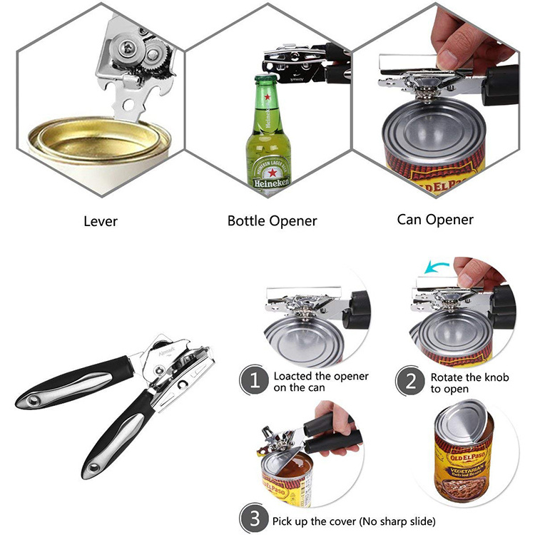 Heavy Duty Stainless Steel Sharp Blade can opener